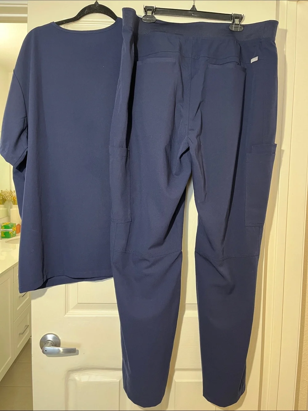 Figs Navy Medical Scrub Top & Pants